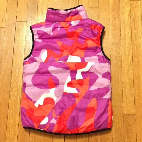 Nike Puffer Vest reversible EUC L camo polka dots - Picture 6 of 8